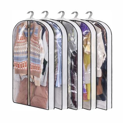 China Storage and Protect Suit for Dressing Other Garment Zipper Large Capacity Smooth Dust Proof Moth Proof Hanging Clothes Cover 4