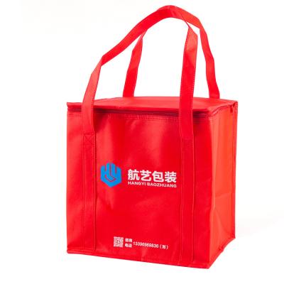 China Wholesale Recyclable Promotional Non Woven Custom Thermal Cooler Bag Cooler Bag for sale