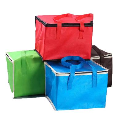 China Cheap Custom Promotional Eco Friendly Recyclable Nonwoven Thermal Insulated Logo Cooler Bags for sale