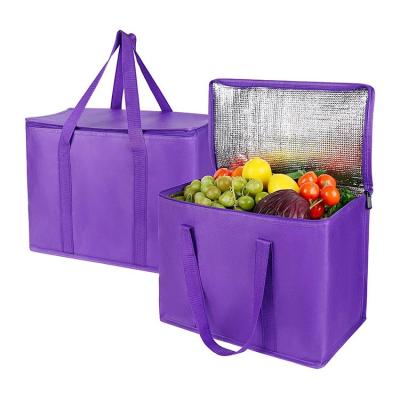 China Large Capacity Soft Portable Eco - Friendly Thermal Insulation Food Cooler Bags for sale