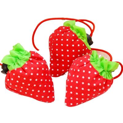 China Eco Tote Bag Reusable Shopping Bag Wholesale Recyclable Strawberry Foldable Waterproof Shopping Bags for sale