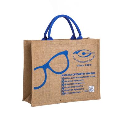 China Eco Friendly Reusable Recyclable Customize Burlap Tote Bag Promotional Tote Shopping Jute Bag for sale