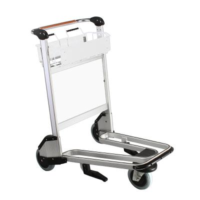 China Easy Movable Popular Aluminum Airport Baggage Baggage Trolley With Brake for sale