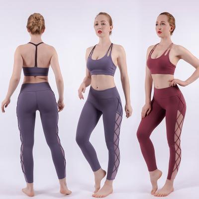 China Breathable Wholesale Women Yoga Sets Activewear 2021 Sets Fitness Clothing Women Fitness Clothing for sale