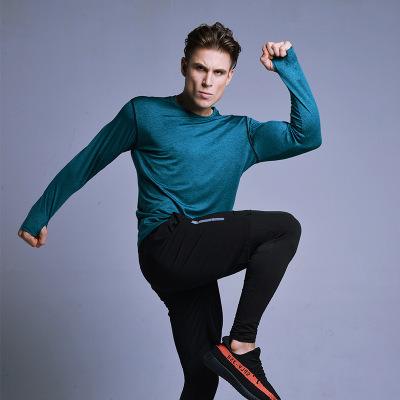 China Breathable Slim Body Quick Dry Fitness Sportswear Viable Outdoor Running Wear Men's Sports Long Sleeve T-shirt for sale