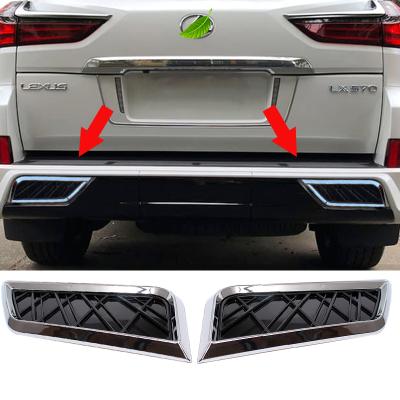 China ABS Luxury Car Exterior Rear Bumper Guard Styling Trim For Lexus 570 LX570 2016 2017 2018 2019 2020 2021 Accessories for sale