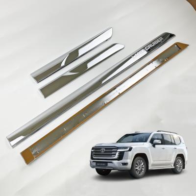 China Luxury Land Cruiser 300 Chrome ABS Door Side Molding For Toyota LC300 2021 2022 Exterior Accessories for sale