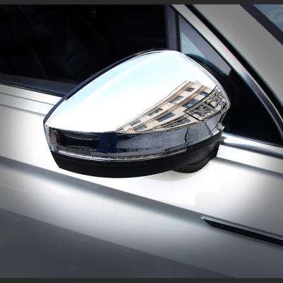 China 2pcs Mirror Cover Door Mirror Cover ABS Chromed Side Trim For Volkswagen VW Tiguan L Accessories 2017 2018 123 for sale