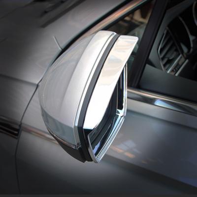 China 2pcs ABS Chromed Rear View Side Mirror Visor Rain Visor Trims Trim For Volkswagen VW Tiguan 2017 2018 123 Accessories for sale