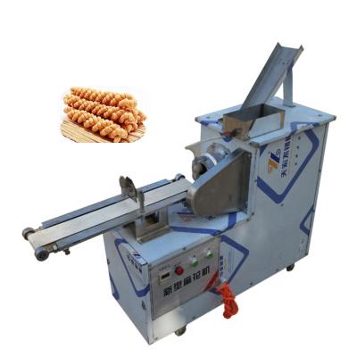 China High Speed ​​Chinese Low Energy Pretzel Frying Mahua Donut Twist Machine Other Snack Machines Food Tricycle for sale