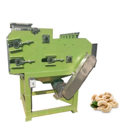 China High Effiency Automatic Cashew Nut Peeling Machine Cashew Shelling Machine Nuts Shell Crushing Machine for sale