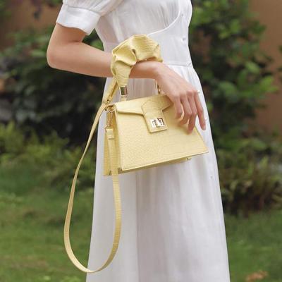 China Wholesale Waterproof Simple Portable Cross - Body Bag Handbags Shoulder PU Leather Shoulder Bag 2022 For Women for sale