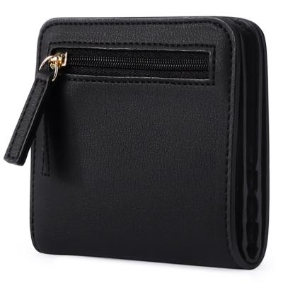 China Small Luxury Genuine Leather Ladies Mini Purse With Id Window Waterproof Fashion Women's Qetesh Pocket Wallet for sale