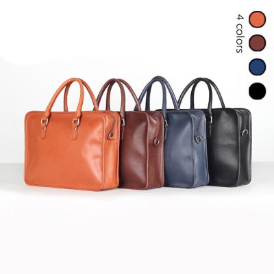 China Luxury Style Multifunctional Business Fashion Briefcase Leather Laptop Qetesh Briefcase For Men for sale