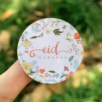 China 20pcs/set Sticker Flower Theme Ramadan Eid Mubarak Decorative Stickers For Eid Mubarak Decoration for sale