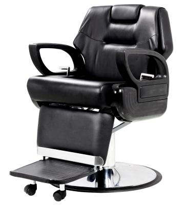 China Mediterranean Wholesale Barber Chair Heavy Hydraulic Chair Extended Artificial Upper Leather Barber Chair for sale