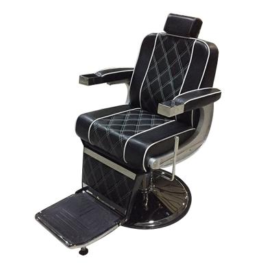 China Mid Century Modern Classic Style Barber Chair Salon Furniture Barber Chair Beauty Chair Salon Set Equipment Design Hairdressing Reception for sale