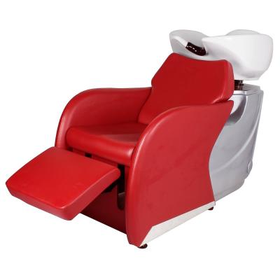 China Mediterranean Shampoo Chair Beauty Salon Hairdressing Equipment Hairdressing Chair Wiggle Shampoo Unit for sale