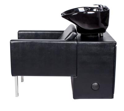 China Lelectic Black Shampoo Chair The Most Popular Salon Shampoo Chair For Barber Shops Salon Furniture for sale