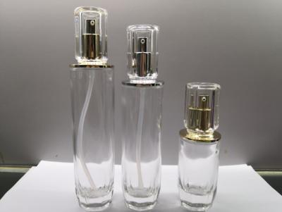 Китай лосьон стекла 40ml 100ml 120ml разливает косметическую упаковку по бутылкам, OEM крышки Surlyn бутылки насоса продается