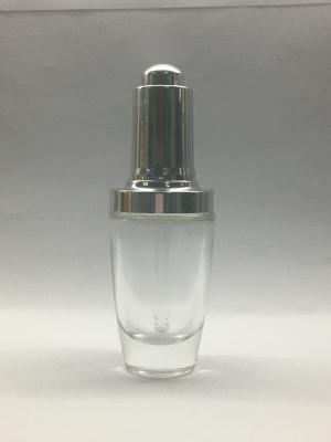 China El cono redondo forma el dropper de cristal 30ml embotella el empaquetado del aceite esencial en venta