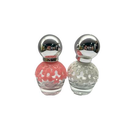 China Portable Empty 30ML Spray Luxury Perfume Bottles Transparent Round for sale