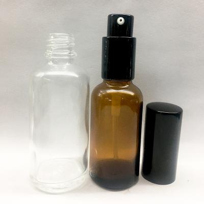 Chine Bouteille de Boston en verre d'OEM 30ml 50ml 100ml pour des soins de la peau de sérum de lotion à vendre