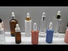 30ml Glass Dropper Bottle For Essential Oil White Dropper Cone