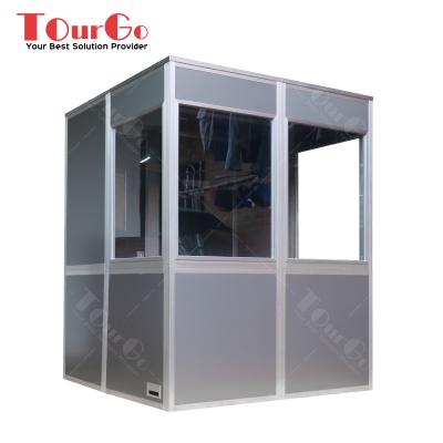 China Portable Easy-to-Lift 2-Person Portable Performer Booth with ISO4043 Standard for sale