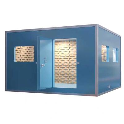 China Galvanized Panel Vocal Booth Modular Detachable Soundproof Plastic 10x10ft Aluminum Steel Host Host for sale