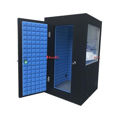 China Galvanized Video Call Covers Steel Soundproof Booth Telephone Booth In Office Used For Private Work Pods for sale