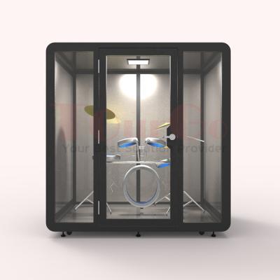 China Modular Indoor Mobile Music Office Soundproof Phone Booth For Sale for sale