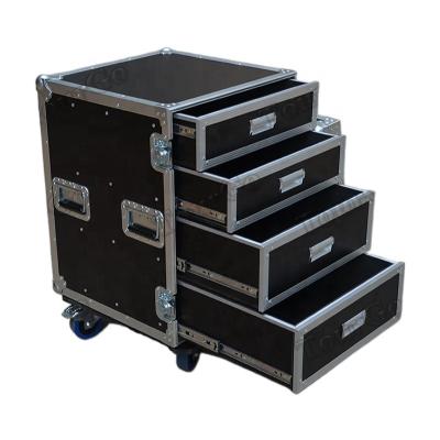 China flame retardant & Waterproof TG Customized 4 Drawers / 5 Drawers Theft Case Cabinet Theft Road Service Case for sale