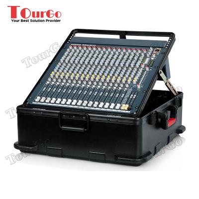 China flame retardant & Waterproof Tourgo Flight Case with Dogbox Mixer Cases for ZED-14 or ZED-12FX PA MIX CONSOLE for sale