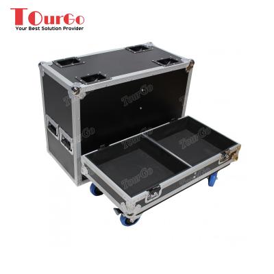 China Deluxe Universal Shock Resistant ATA Amplifier Rack Travel Case 2 Tourgo Covers Suitable for Dual VRX-932 LAP Speaker for sale