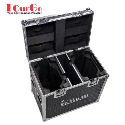 China Waterproof TourGo Lighting Flight Case for 2 Stairville BS-280 Beam Spots for sale