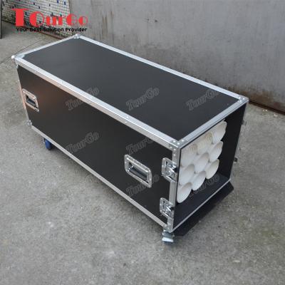 China flame retardant & Customized Waterproof Tourgo Strip Cases Mic Stand Flight Case Holding 12 Mic Stands for sale