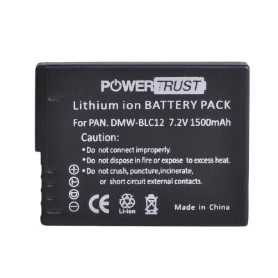 China Camera factory price 1500mAh DMW-BLC12 lithium battery for Panasonic DMC-FZ200 DMC-FZ1000 DMC-G5 DMC-G6 DMC-GH2 V-LUX4 G5 G6 for sale