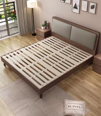 China (Others) 2020 Hot Sale Hotel Bedroom Furniture Adjustable Set Single Bunk Bed Wooden Beds for sale