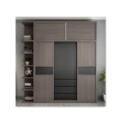 China Simple Modern Sliding Door Adjustable Wardrobe Panel(Height)Wardrobe Bedroom Wardrobe Cabinet For Sale for sale