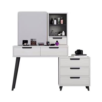 China Customized Modern Bedroom Furniture Dressing Table Dresser With Mirror Vanity Table for sale