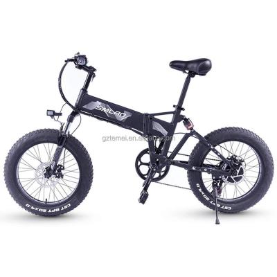 China 20 Inch Electric Bike Fat Bike 48v Aluminum Alloy Dropshipping Suspension Folding Bike 1000 Watt e Motor Fat Bike for sale