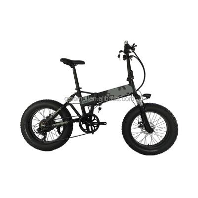 China Dropshipping 20 Inch 350w 36v Multifunction Folding Fat Gear Men Fat e Bike 7 Tire Bike For Sale for sale