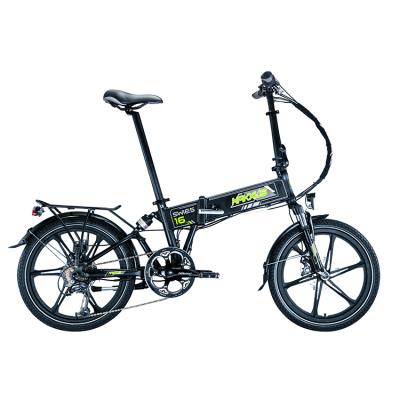 China Mini Full Suspension Aluminum Alloy Electric Folding Bike with Integrated Magnesium Alloy Rim for sale