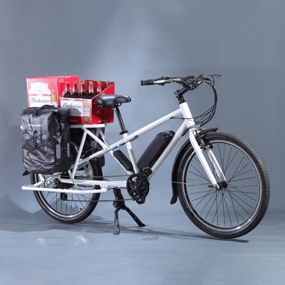 China New arrival 48V 350W multifunctional electric cargo bike, cargo ebike electric bicycle long tail for food delivery for sale