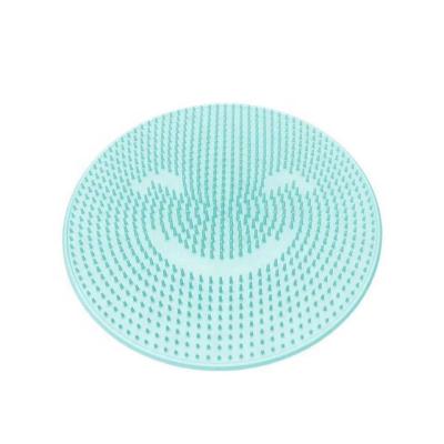 China YDM Round Body Silicone Bath Massager Pad Brush For Bathroom Lazy Clean Dead Artifact Skin Washing Back Feet Pad for sale