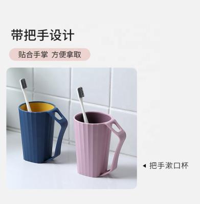 China Viable selling European and American simple cup children's simple mouthwash household toothbrush hand tooth pot cup for sale