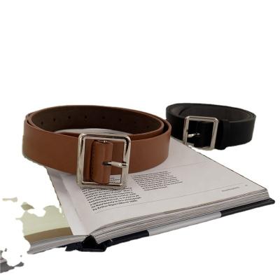 China Fashion belt simple trend of new comfortable wholesale male and female belt buckle student belt for sale