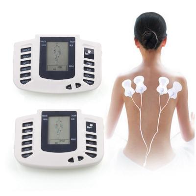 China Body Muscle Stimulator Digital Therapy Machine Pulse Body Massager With 8 Pads Beautiful Color Box Acupuncture Therapy Machine for sale