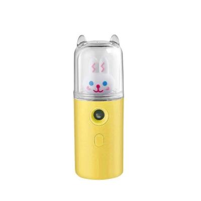 China Mini Personal Cartoon Rabbit Portable Moisturizer Peel Nano Spray Water Filling Instrument Moisturizing Handy Nano Mist Spray for sale